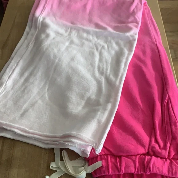 ❌DONATED❌Hot Pink Ombre’ Dipped Dyed Lounge Pants - Picture 3 of 10